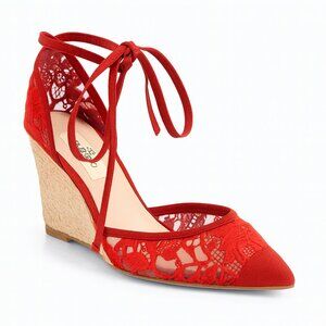 Valentino Lace Lace Pattern D'Orsay Pumps